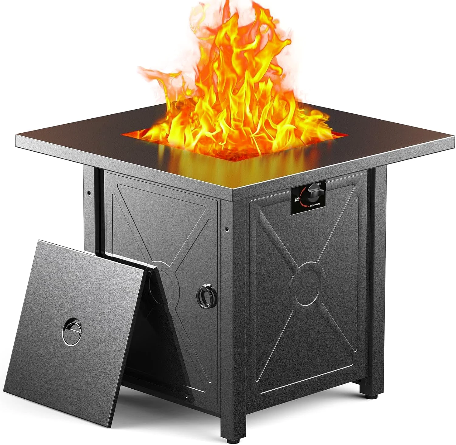Warmth where you want it: fireplaces, heaters, fire pits and the burner outside